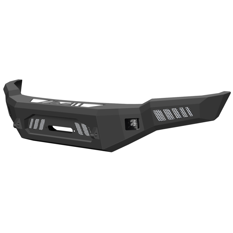 Ford F-150 Front Bumper - DV8 Offroad - Modular Design with Light Holes - Black - `18-`27